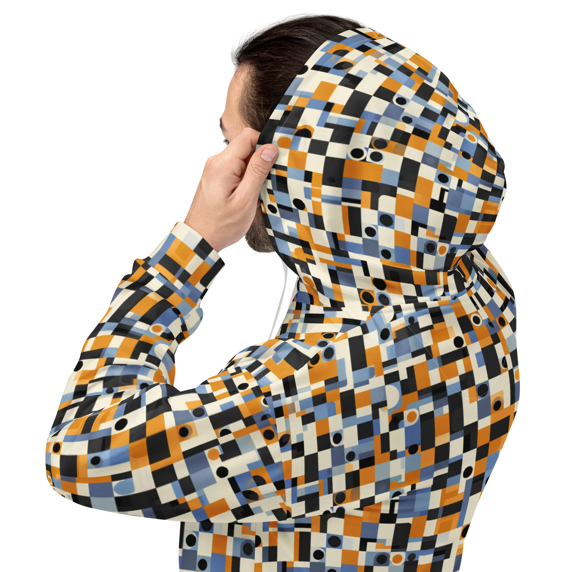 Bauhaus Afterglow on Hoodie — Back