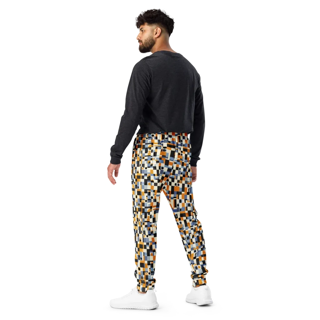 Bauhaus Afterglow on Men's Joggers — Back