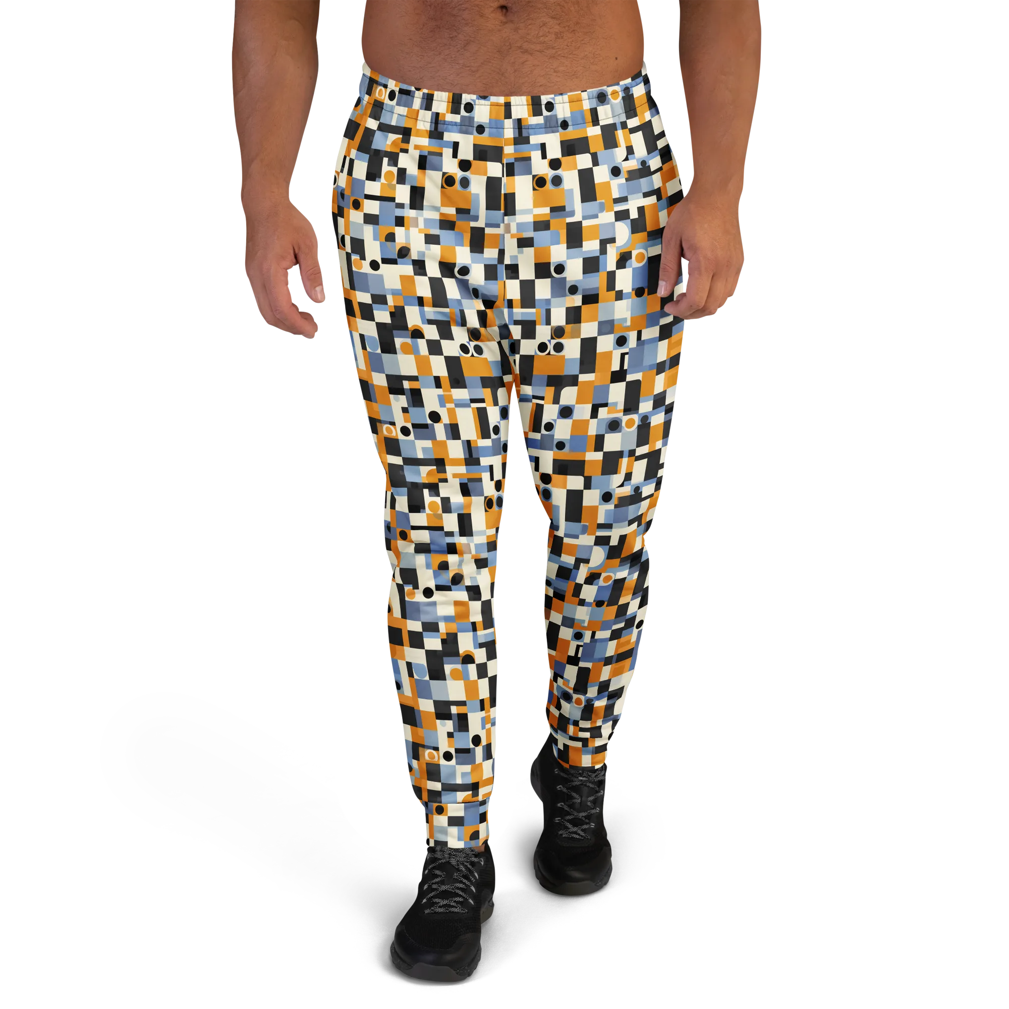 Bauhaus Afterglow on Men's Joggers — Front
