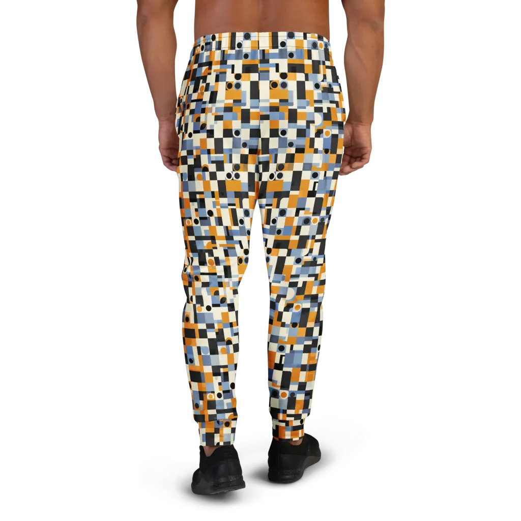 Bauhaus Afterglow on Men's Joggers — Back