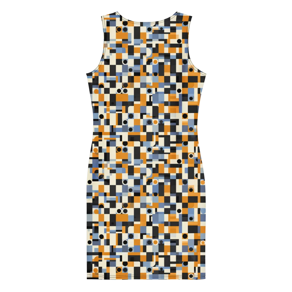 Bauhaus Afterglow on Bodycon Dress — Back