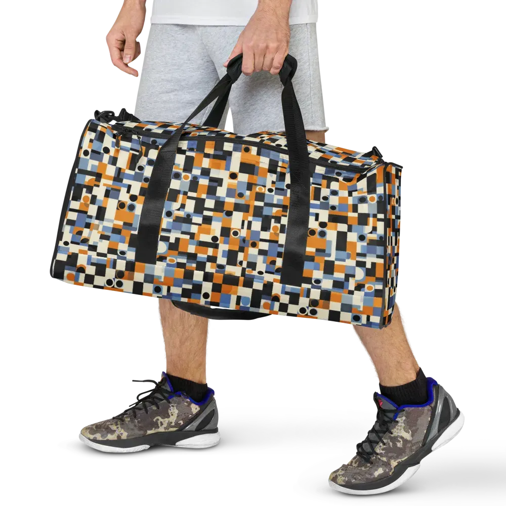 Bauhaus Afterglow on Duffle Bag — Front