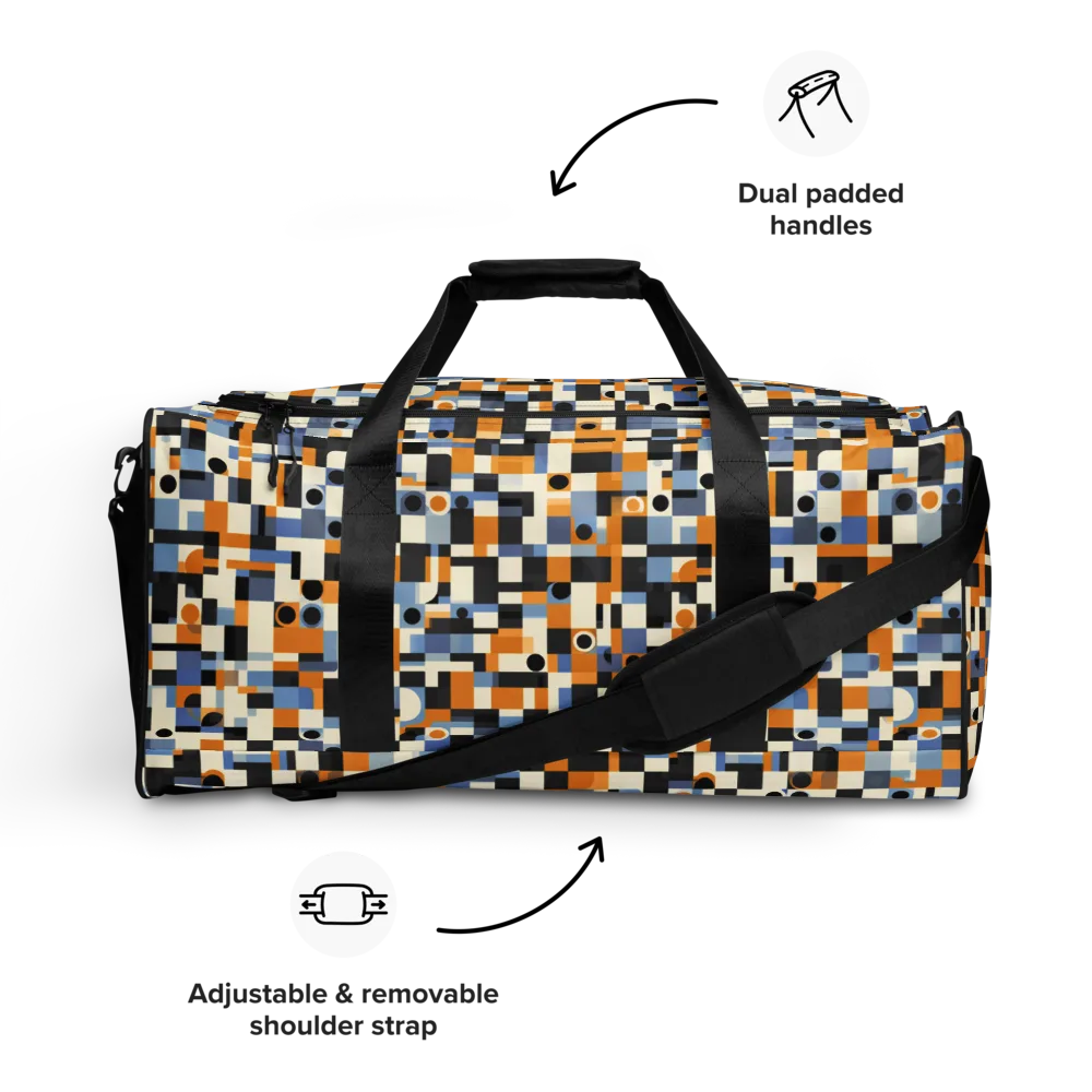 Bauhaus Afterglow on Duffle Bag — Front