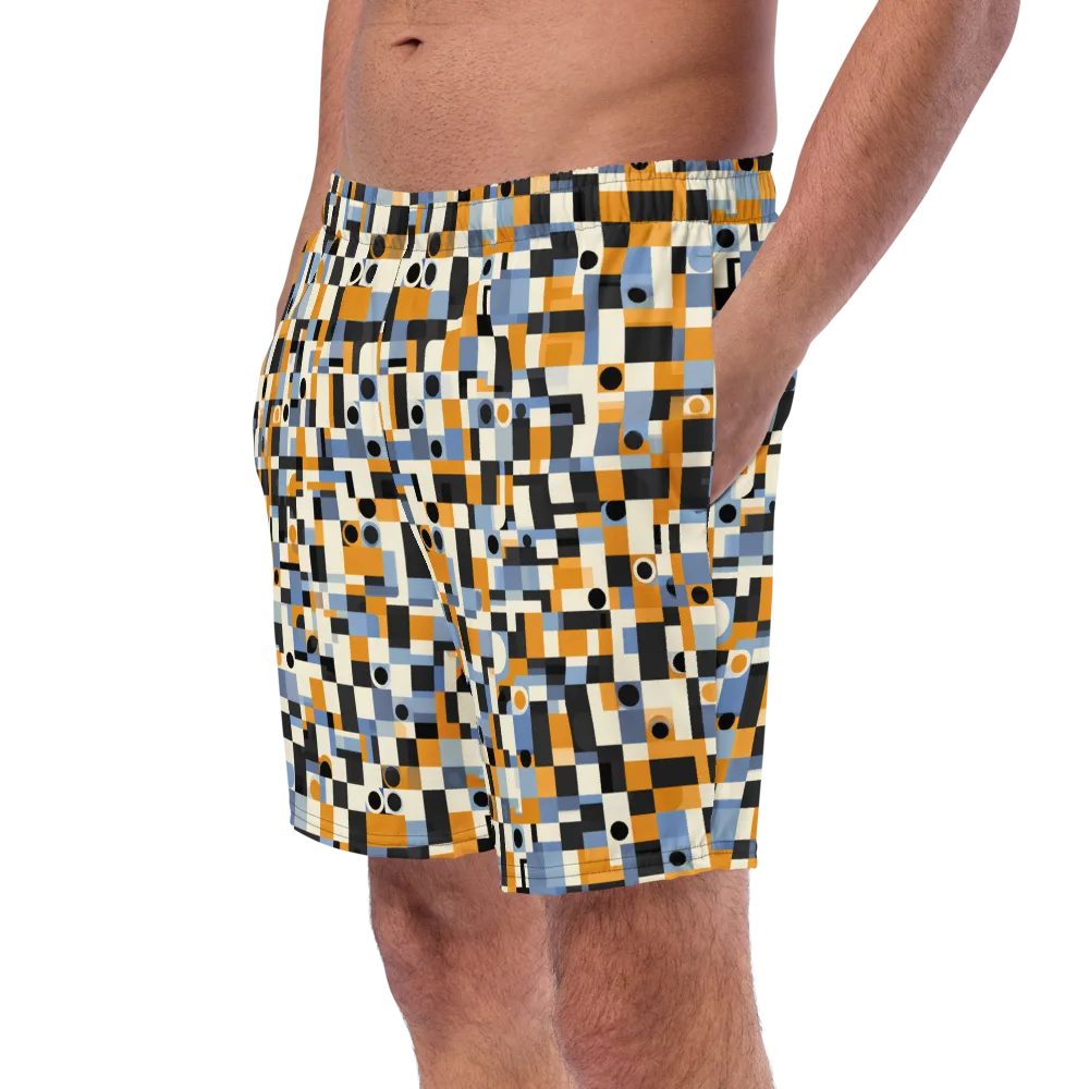 Bauhaus Afterglow on Swim Trunks — Left Front