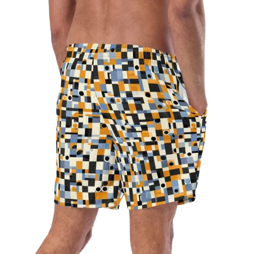 Bauhaus Afterglow on a Swim Trunks