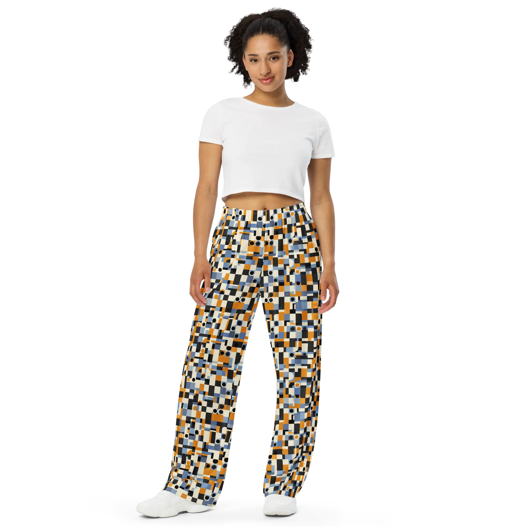 Bauhaus Afterglow on Wide-Leg Pants — Front