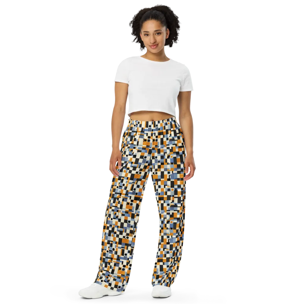 Bauhaus Afterglow on Wide-Leg Pants — Front