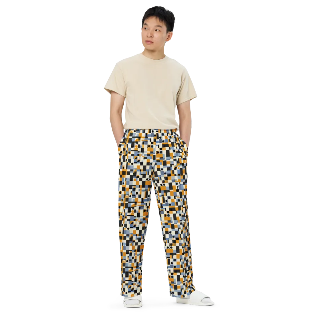 Bauhaus Afterglow on Wide-Leg Pants — Front