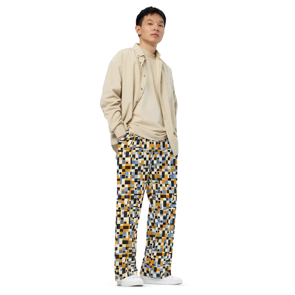 Bauhaus Afterglow on Wide-Leg Pants — Right Front