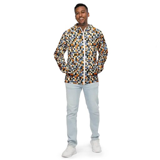 Bauhaus Afterglow on a Men's Windbreaker