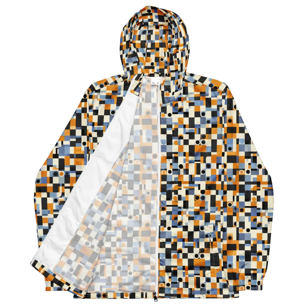 Bauhaus Afterglow on Men's Windbreaker — Front
