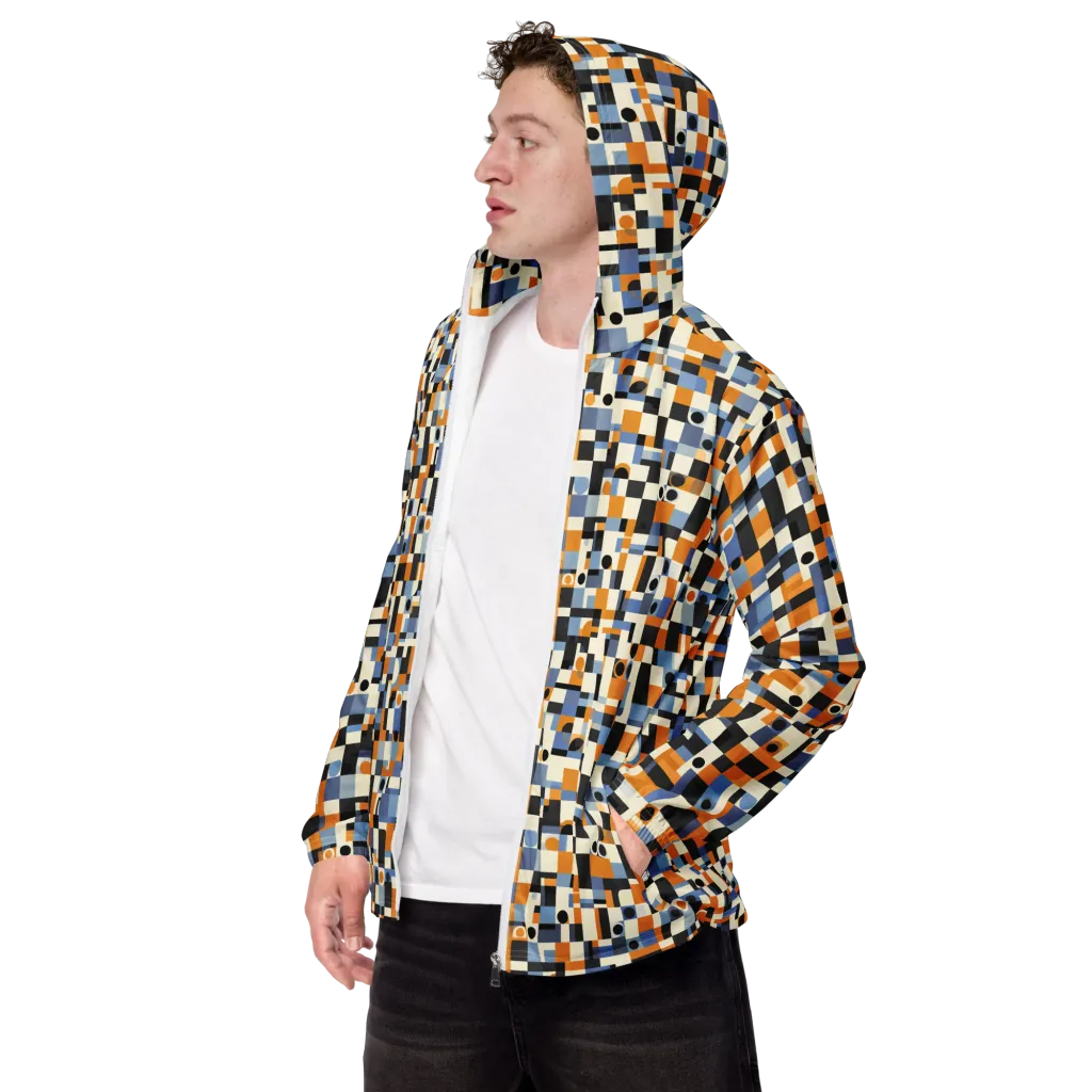 Bauhaus Afterglow on Men's Windbreaker — Left Front