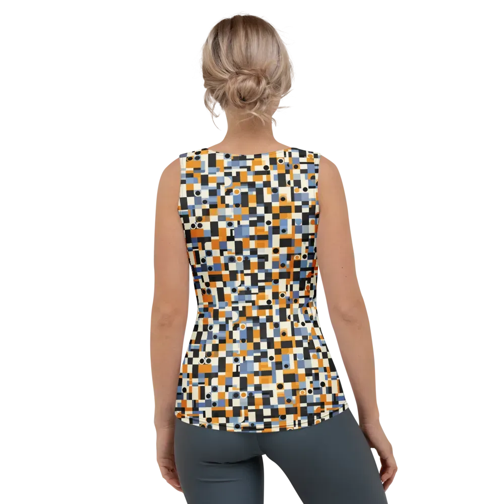 Bauhaus Afterglow on Women's Tank Top — Back