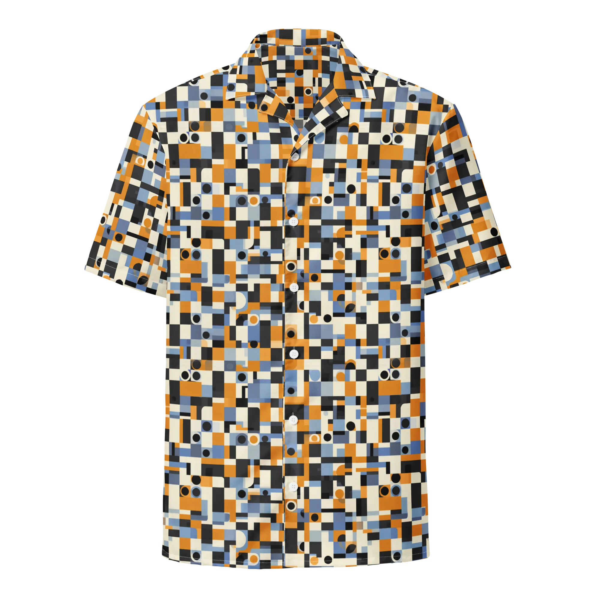 Bauhaus Afterglow on Button Shirt — Front