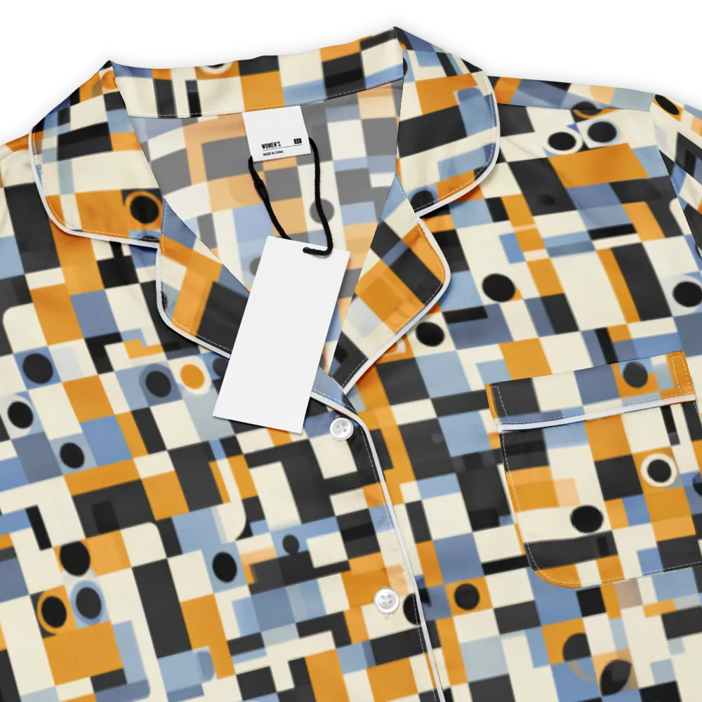 Bauhaus Afterglow on Women's Short Sleeve Pajama Top — Product details