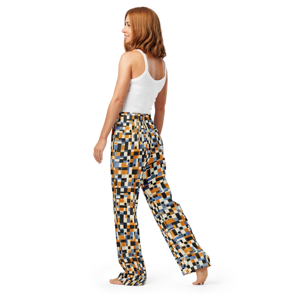 Bauhaus Afterglow on Women's Pajama Pants — Back