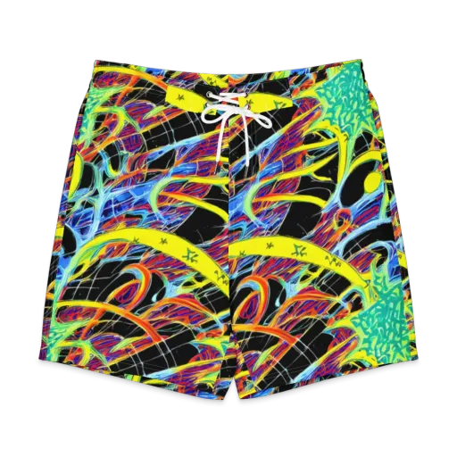 Radiant Rebellion on a Men's Board Shorts