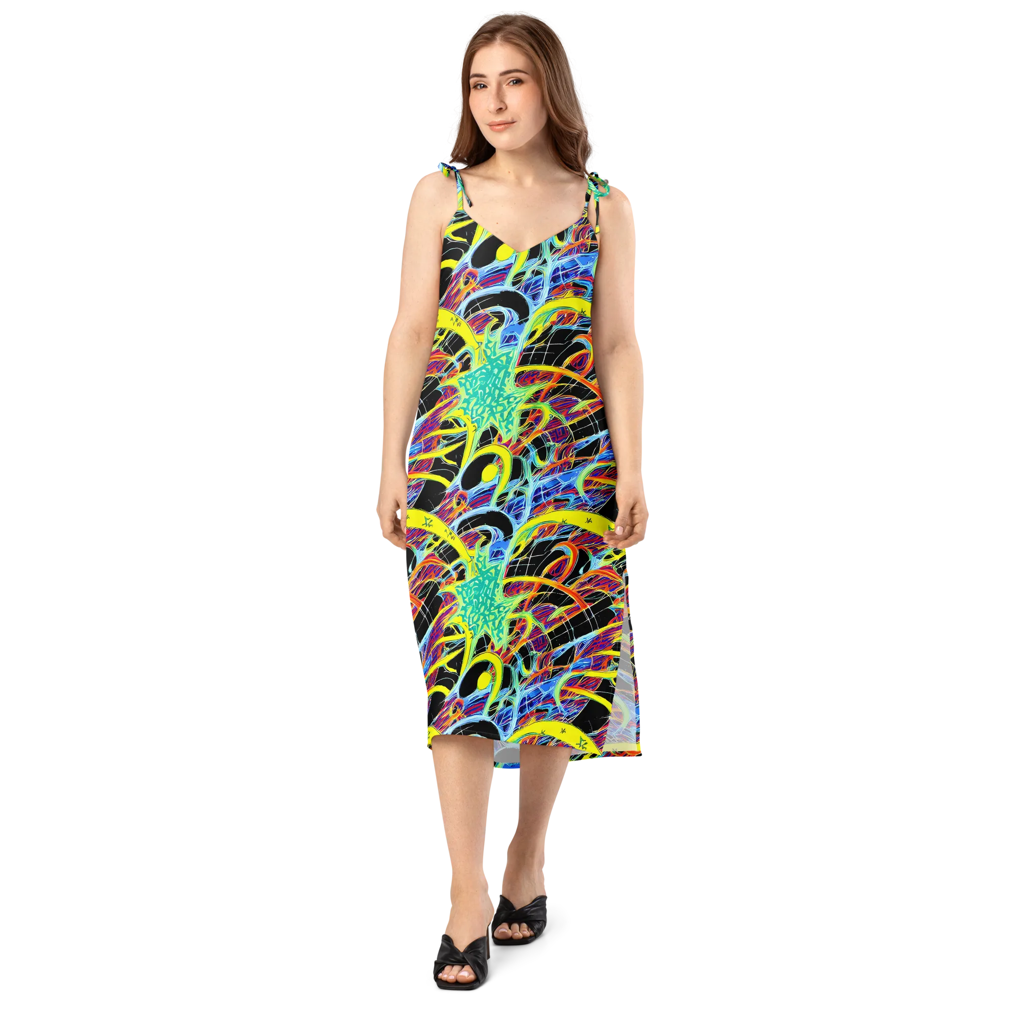 Radiant Rebellion on Slip Dress — Front