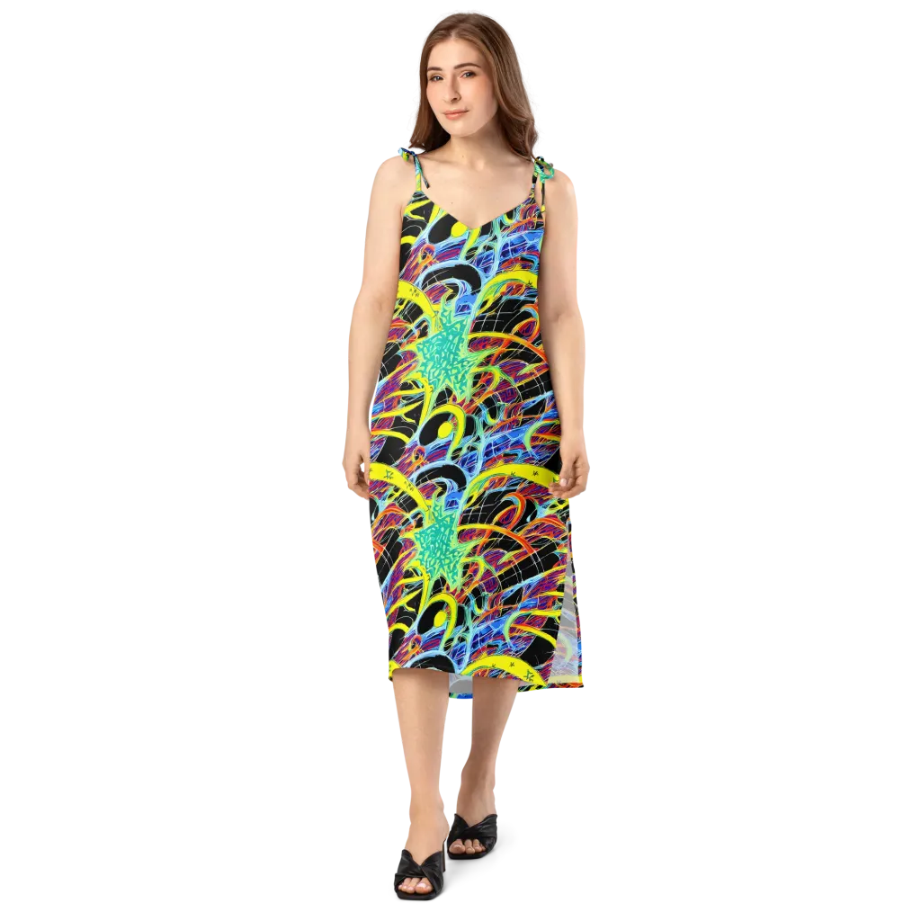 Radiant Rebellion on Slip Dress — Front
