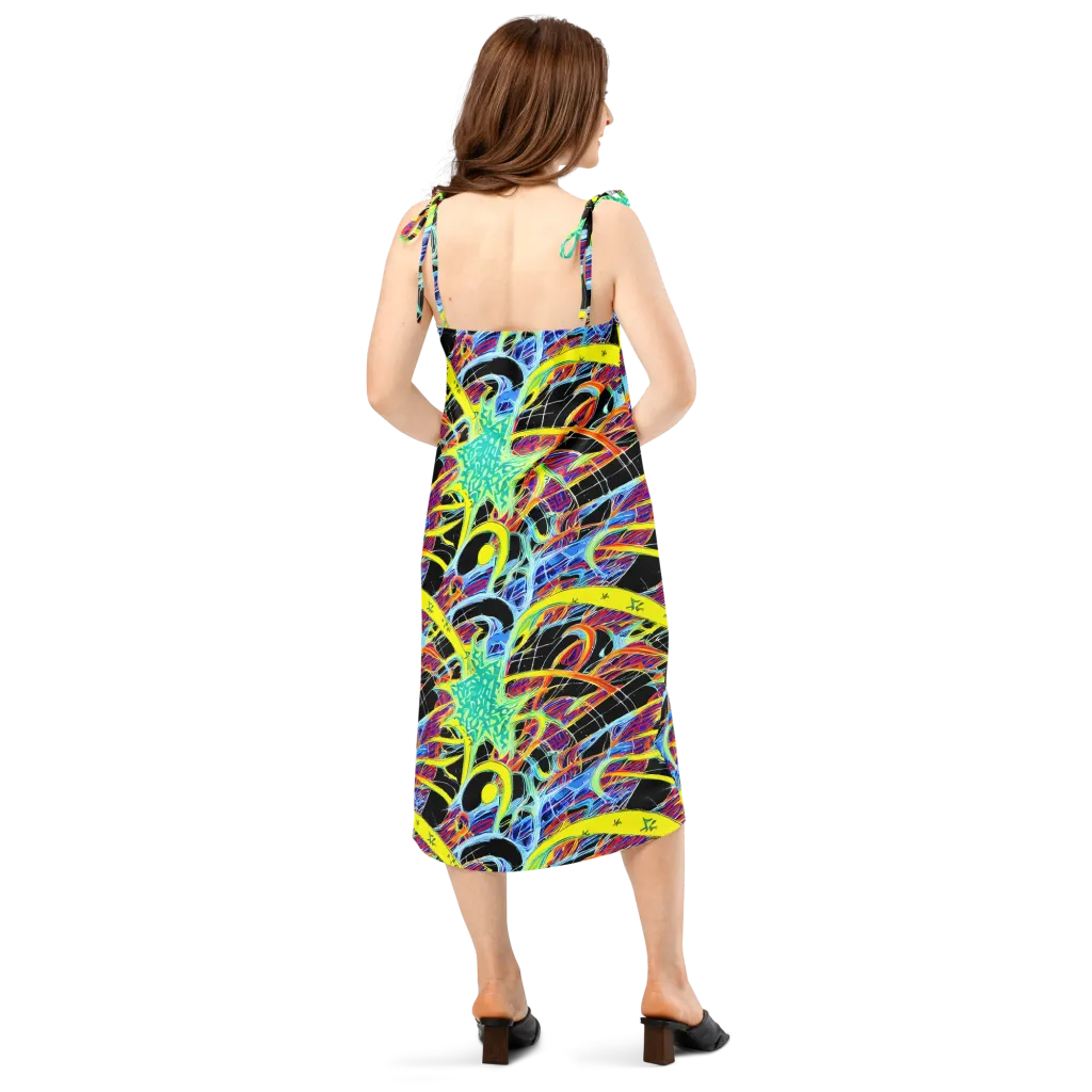 Radiant Rebellion on Slip Dress — Back