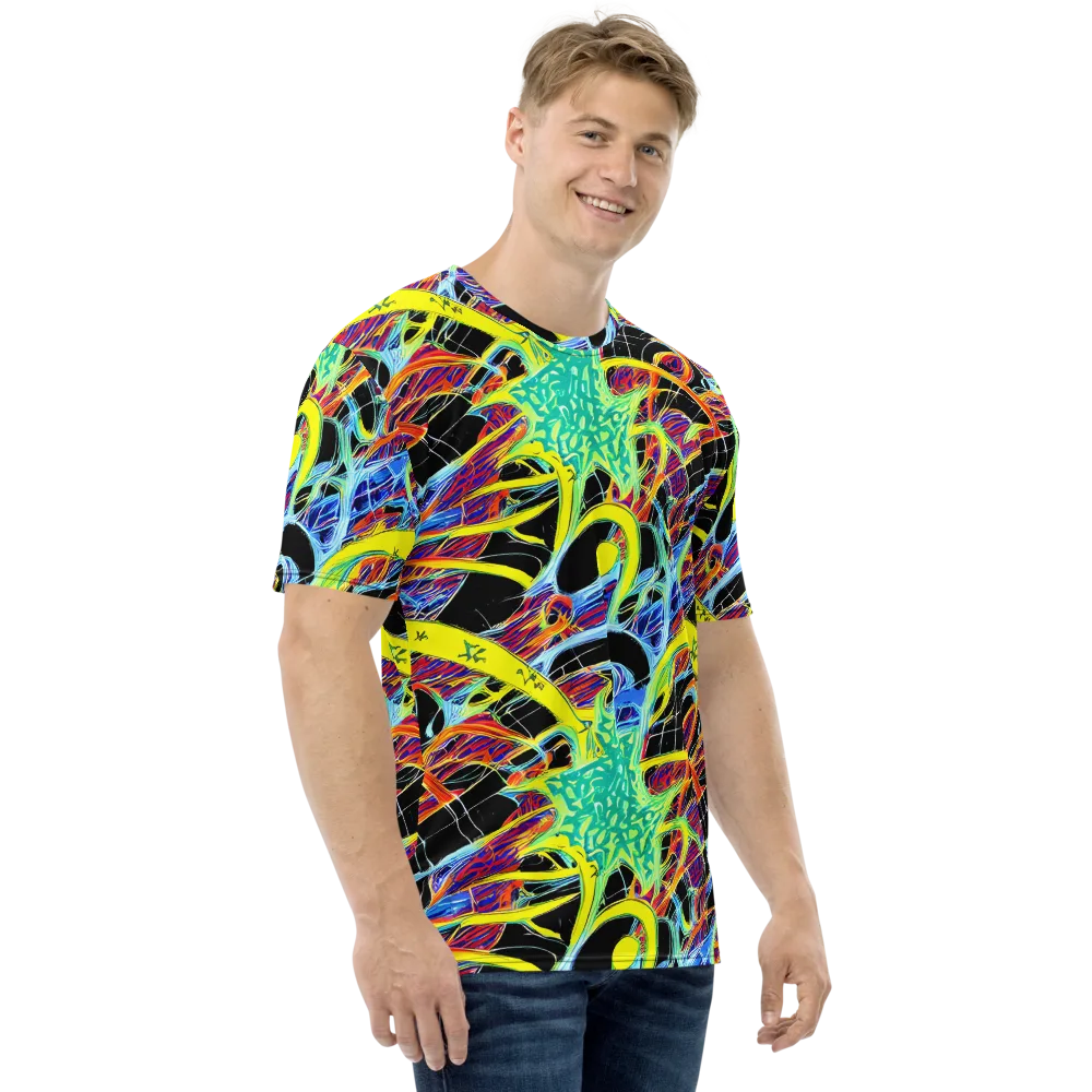 Radiant Rebellion on Men's Crew Neck T-Shirt — Right