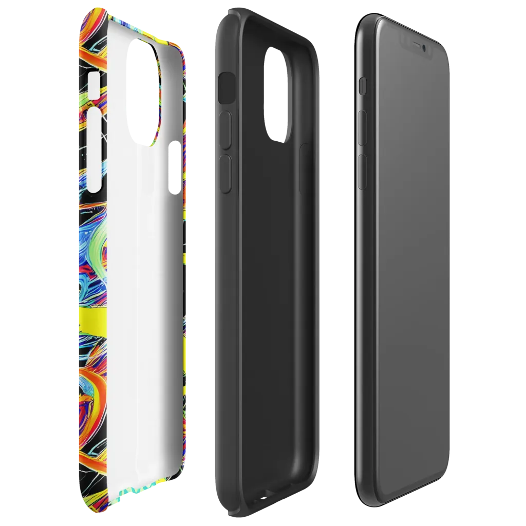 Radiant Rebellion on Tough Case for iPhone® — Right