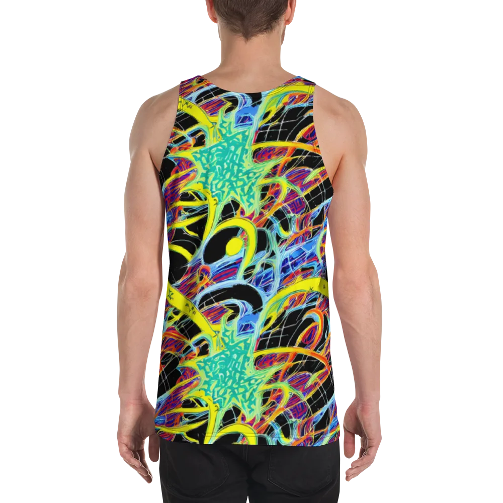 Radiant Rebellion on Men's Tank Top — Back