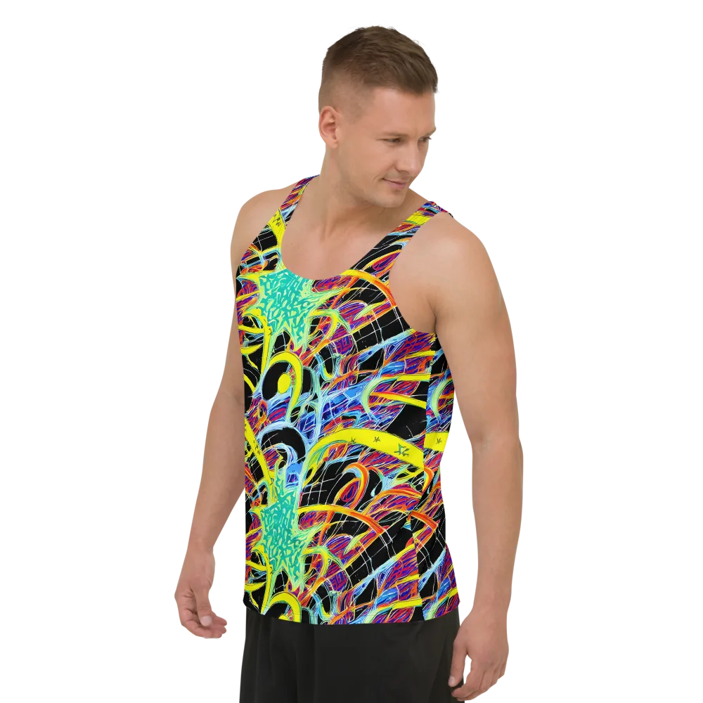 Radiant Rebellion on Men's Tank Top — Left Front
