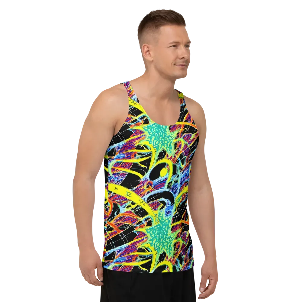 Radiant Rebellion on Men's Tank Top — Right Front