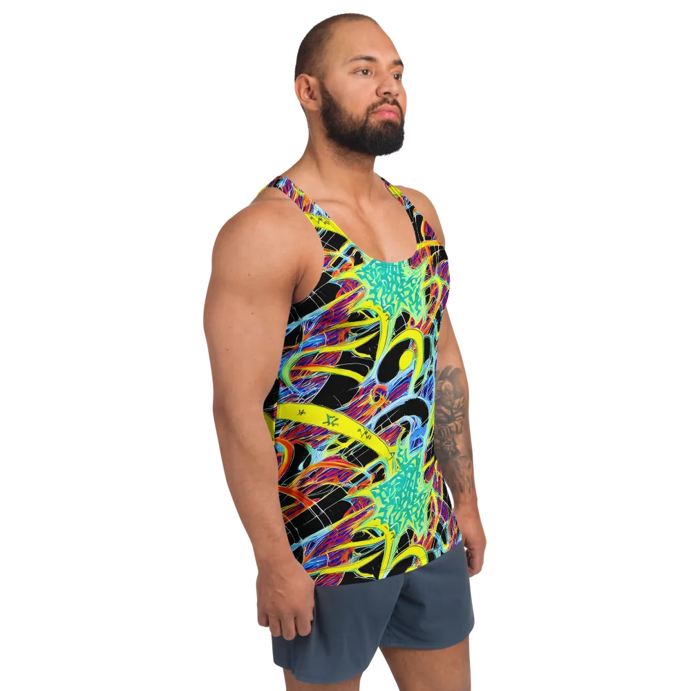 Radiant Rebellion on Men's Tank Top — Right Front