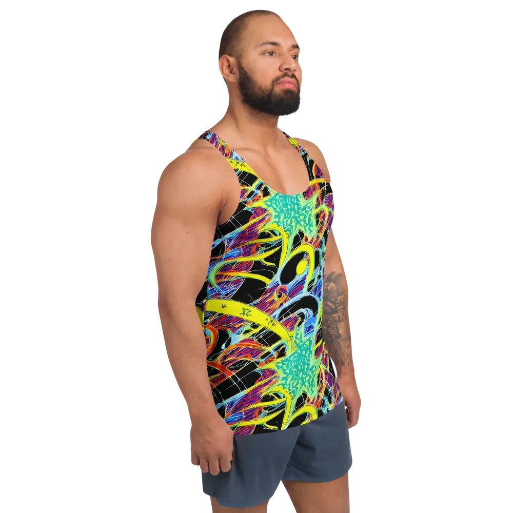 Radiant Rebellion on Men's Tank Top — Right Front