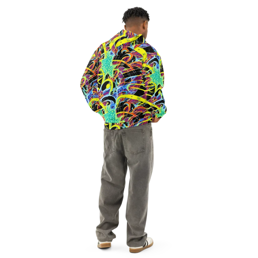 Radiant Rebellion on Cotton Hoodie — Back