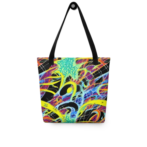 Radiant Rebellion on a Tote Bag