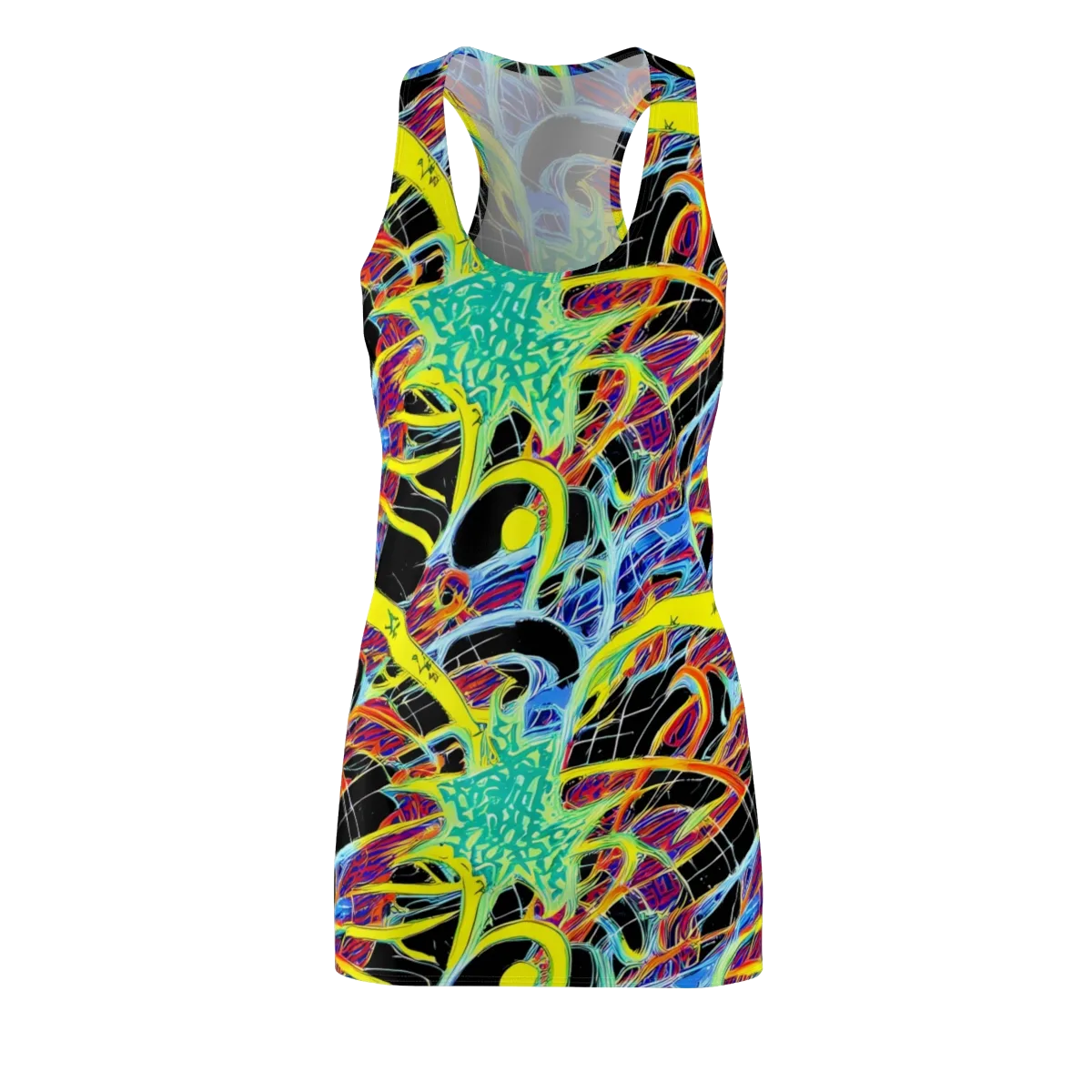 Radiant Rebellion on Racerback Dress — Front
