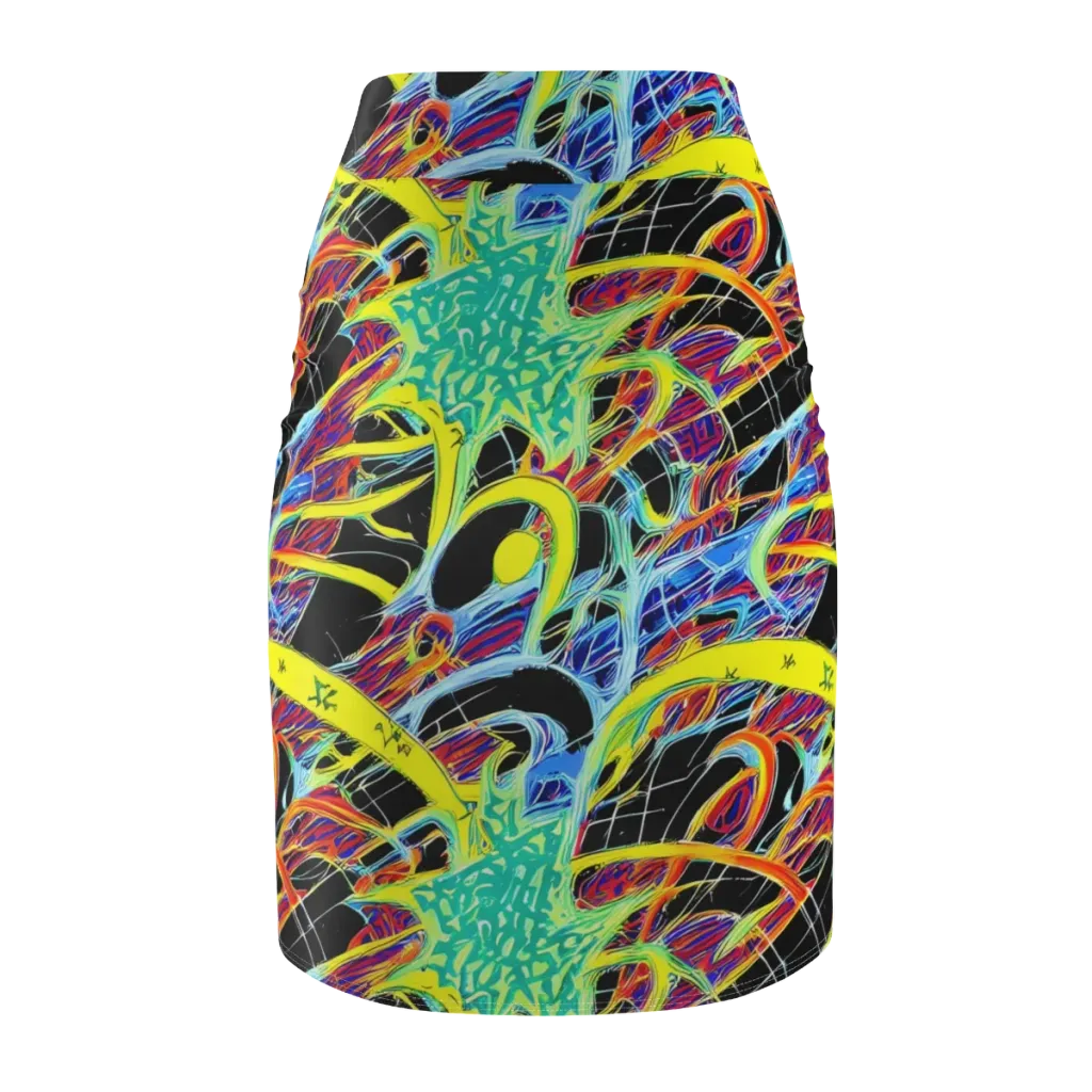 Radiant Rebellion on Pencil Skirt — Back