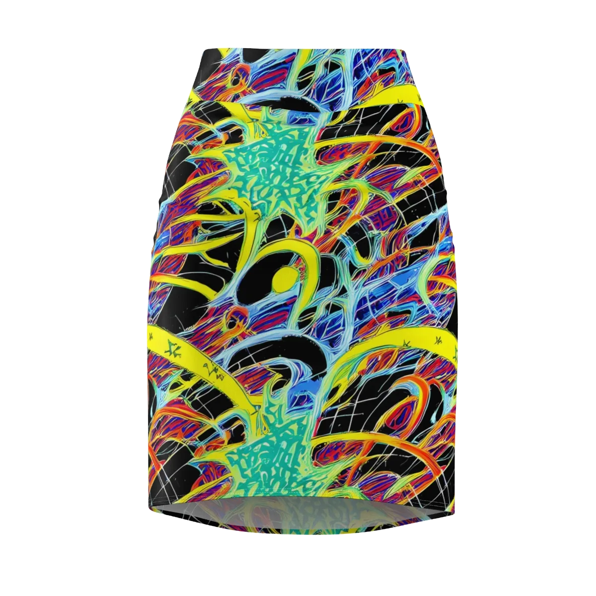 Radiant Rebellion on Pencil Skirt — Front