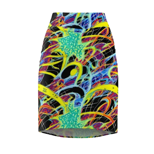 Radiant Rebellion on a Pencil Skirt