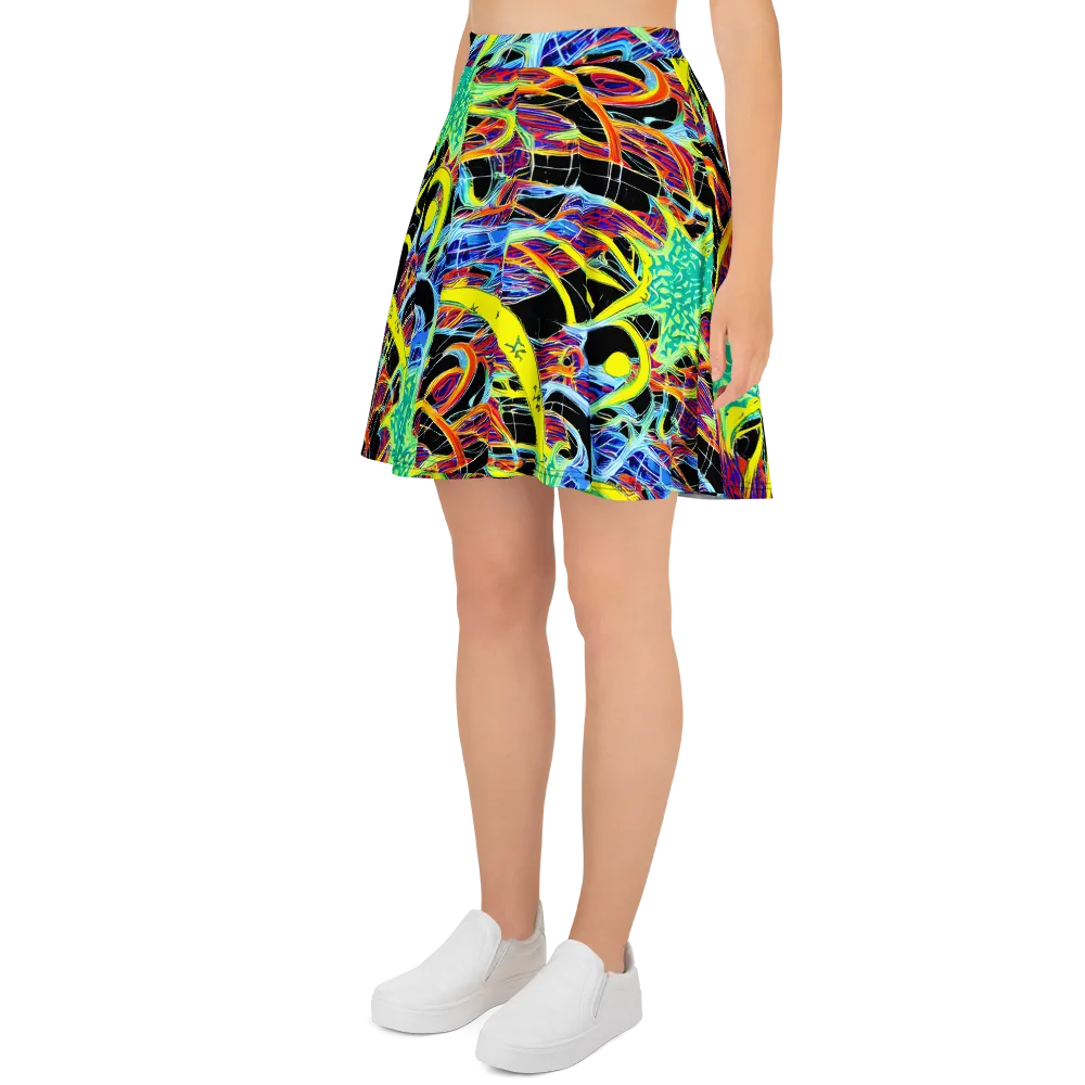 Radiant Rebellion on Skater Skirt — Left