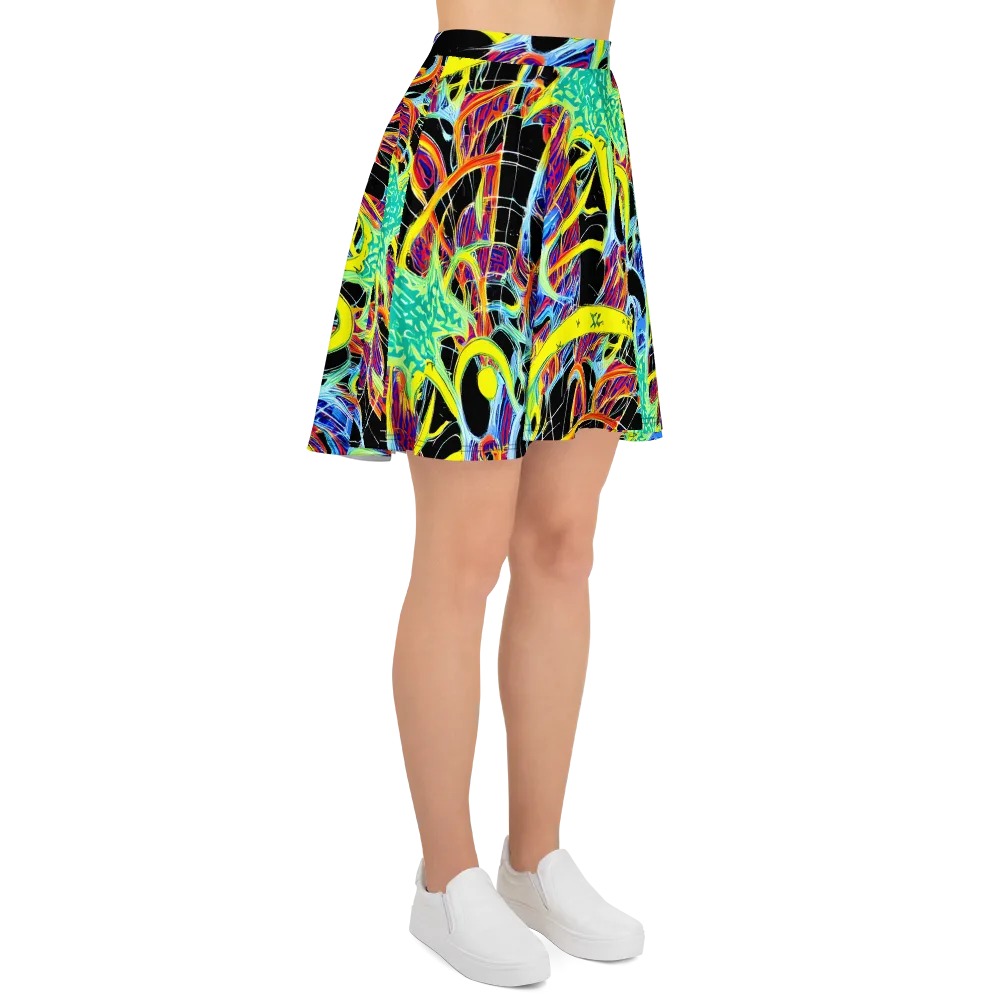 Radiant Rebellion on Skater Skirt — Right