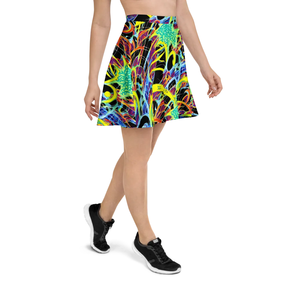 Radiant Rebellion on Skater Skirt — Right