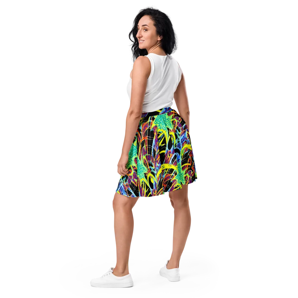 Radiant Rebellion on Skater Skirt — Back