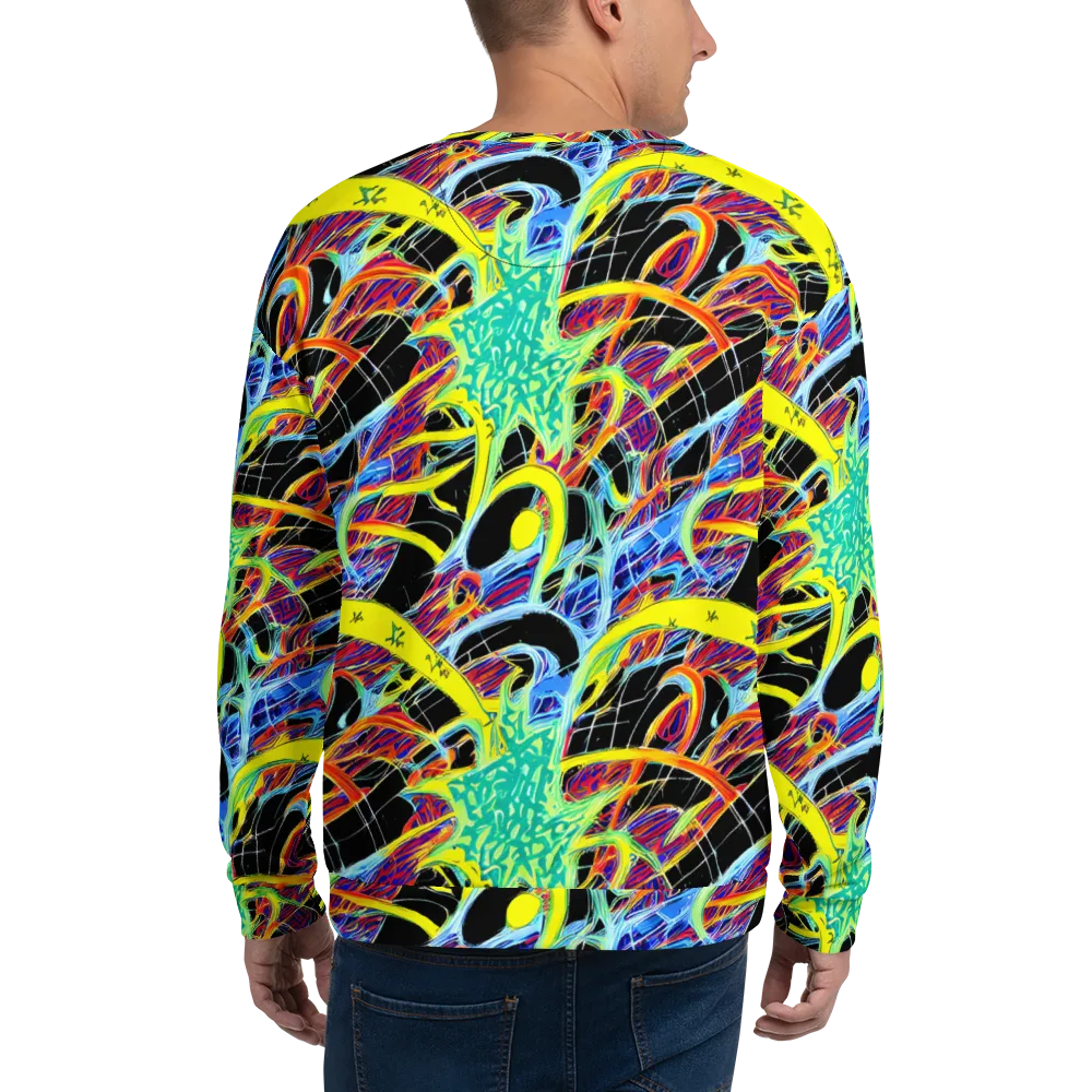 Radiant Rebellion on Sweatshirt — Back