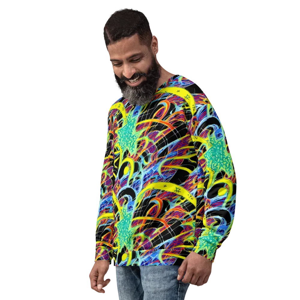 Radiant Rebellion on Sweatshirt — Left Front