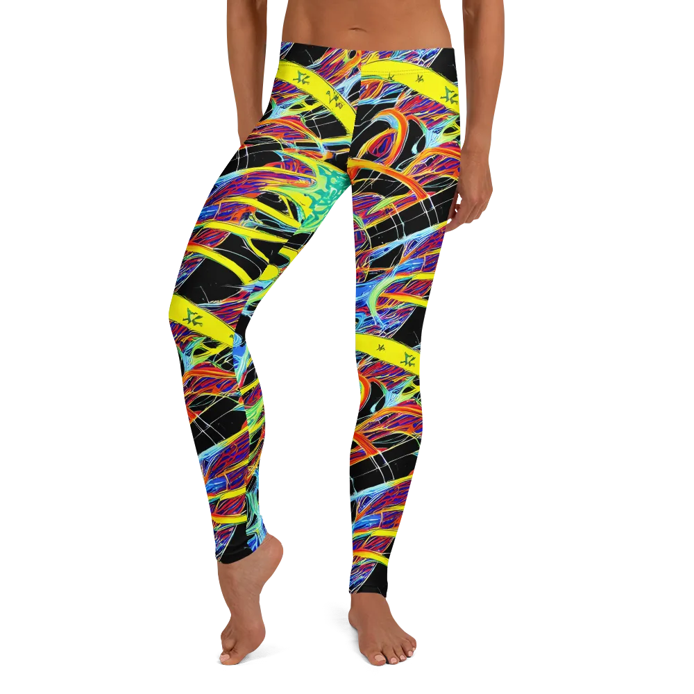 Radiant Rebellion on Leggings — Front