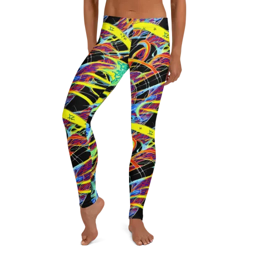 Radiant Rebellion on a Leggings