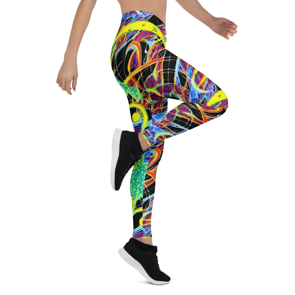 Radiant Rebellion on Leggings — Right