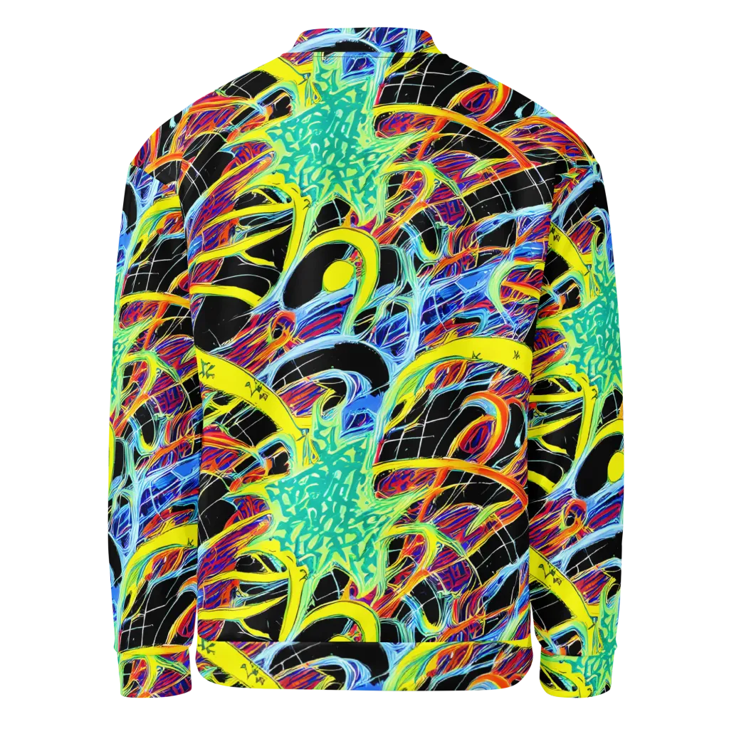 Radiant Rebellion on Bomber Jacket — Back