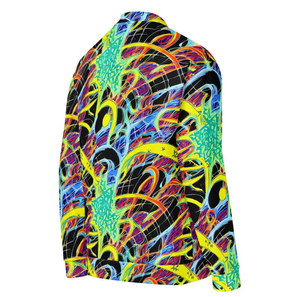 Radiant Rebellion on Bomber Jacket — Right Back