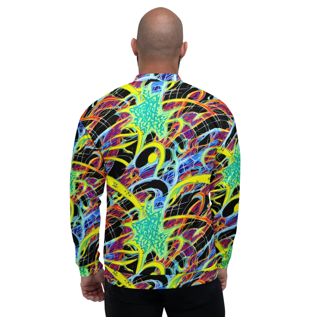 Radiant Rebellion on Bomber Jacket — Back