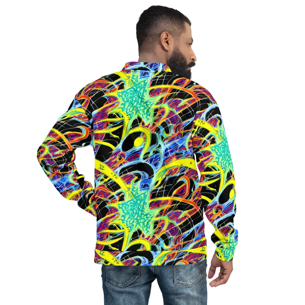 Radiant Rebellion on Bomber Jacket — Back
